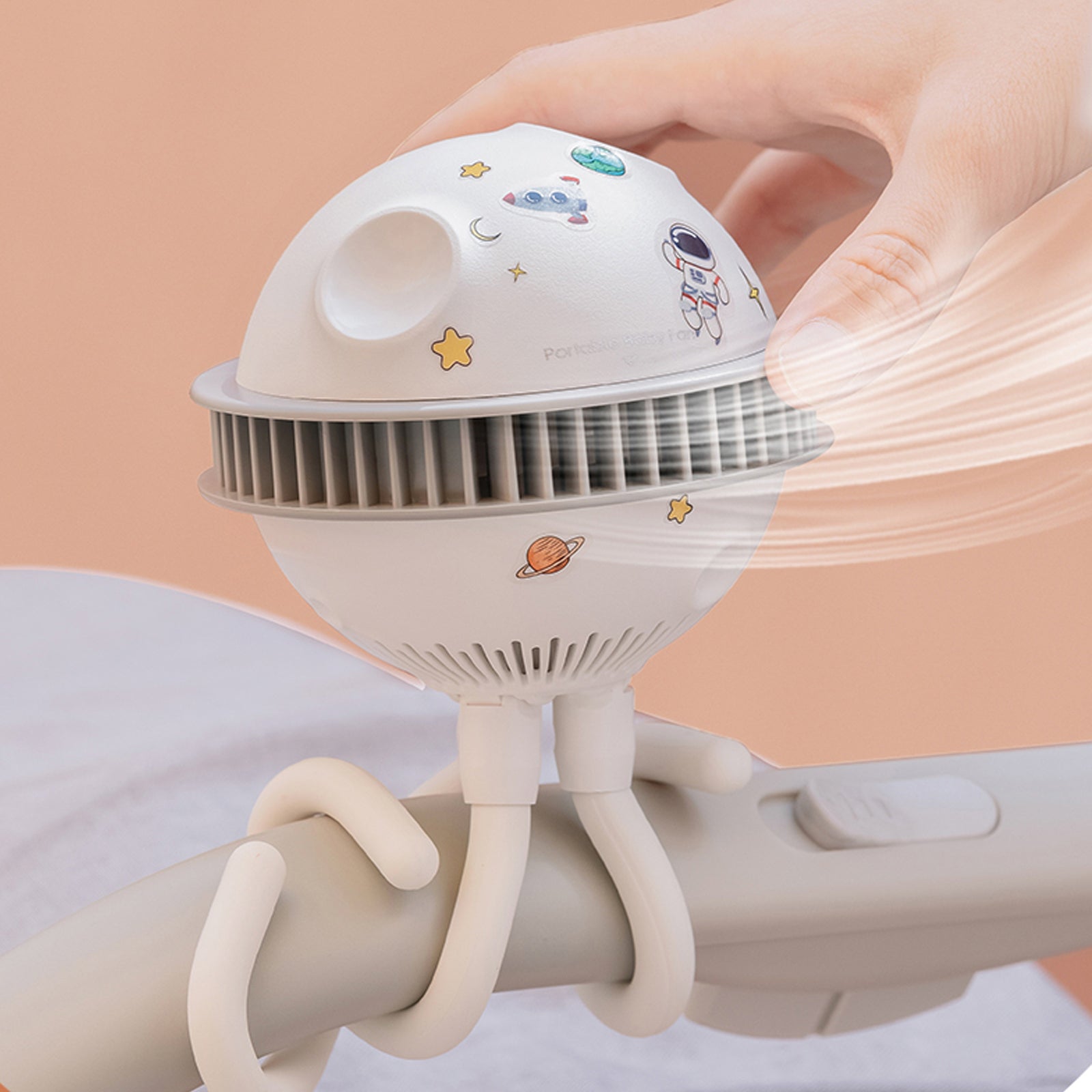 The Ultimate Bladeless Baby Stroller Fan for Comfort on the Go